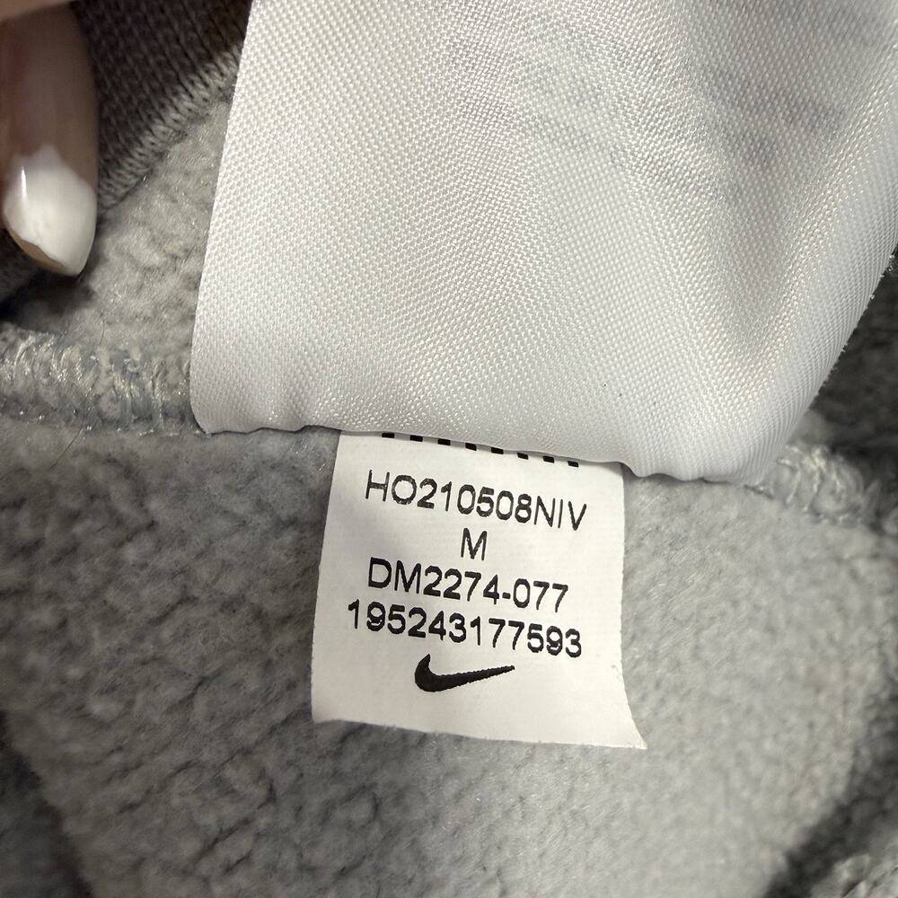 Nike Sole Food Waffle Fries Hoodie Men’s M Light Gray Pullover Sweatshirt Flaw - Picture 8 of 10